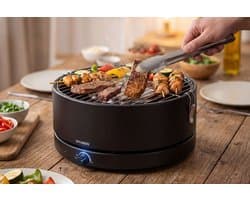 Hyundai Electronics - Rookvrije Houtskool Tafelbarbecue met Ventilator