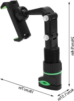 Multifunctionele Telefoonhouder voor Muzikanten, Verstelbare Klem met Picks en Doek, Geschikt voor Instrumenten, Muziekstandaards en Bladmuziek Lezen — thumbnail 2