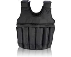 Verstelbaar gewichtsvest voor krachttraining tot 50 kg, ideaal voor fitness, hardlopen en boksen