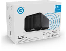 G-RAID® PROJECT 2 36TB, High-Capacity 2-Bay hardware RAID, Thunderbolt™ 3, USB-C, 7200RPM Ultrastar® Harde Schijf (HDD), tot 510MB/s schrijven. JBOD – Desktop RAID — thumbnail 5