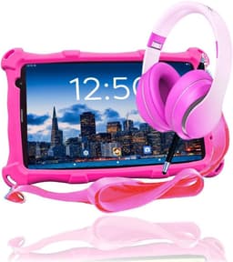 Quvo® Kindertablet Deplay - Kinder Tablet Deplay - Kindertablet Deplay Pro - Roze - 23cm x 13cm x 1cm — thumbnail 1