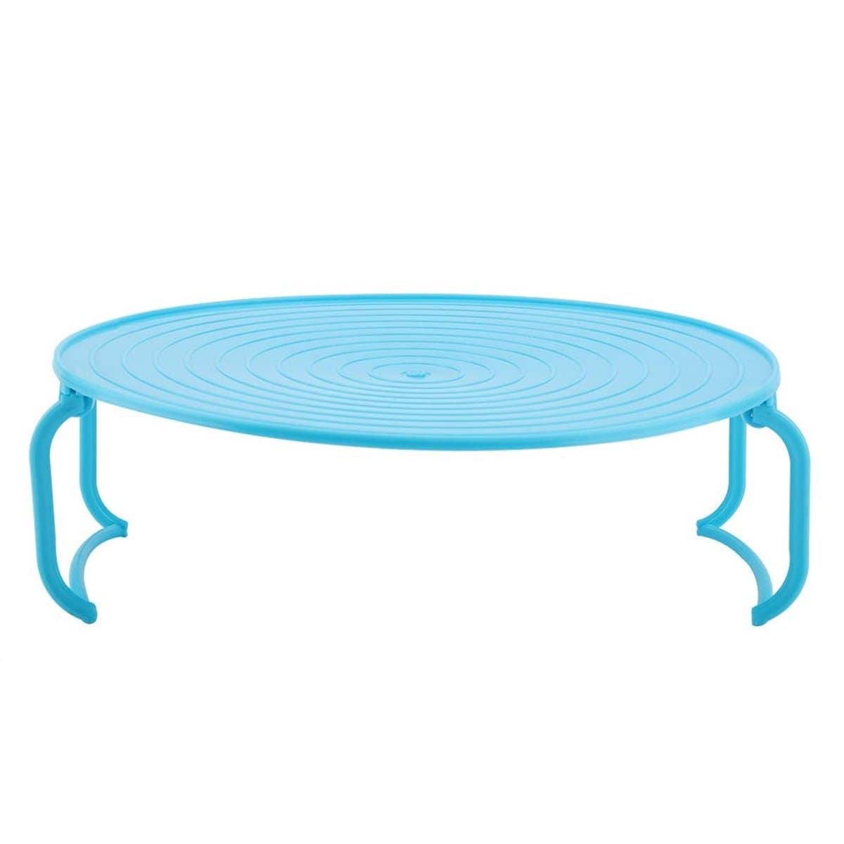 Allecto - Magnetron Trays Rack - Multifunctionele Plastic Stoomrek - Geschikt voor Magnetron en Kookplaat - Blauw - Keukenaccessoires - Ruimtebespa... — afbeelding 1