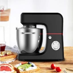 Keukenmixer - Deegmachine - Bakken Thuis - Krachtige 1800W Motor - 10 Liter Kom - Zilver — thumbnail 5