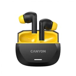 Canyon Hexagon 7 - TWS Bluetooth Headset - ANC+ENC - Qi - Zwart-Geel — thumbnail 1