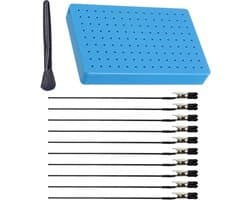 Set van 10 Krokodillenclips met Airbrush Houder - Verf Klem Kit voor Modelbouw en DIY Fotografie