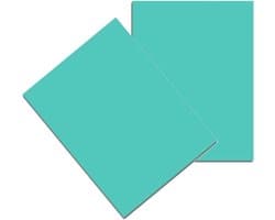 Linoleum Graveren en Rubber Snijblokken voor Stempels, Ideaal voor DIY Stempels en Druktechnieken, 2 Stuks van 22 x 30 cm, Blauw