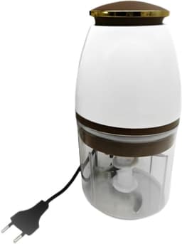 Keukenmachine - Groentehakselaar - Maaltijdvoorbereiding - Viersnijderssysteem - 700 ml capaciteit - Zwart — thumbnail 1