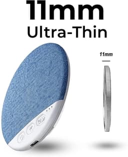 Nieuwe Geüpgrade Draadloze Onder-Kussen Speaker Bluetooth – Slaap Geluidsmachine met Witte Ruis, Slaaphulp, White Noise Machine, 30/60/90 Min Timer voor Volwassenen en Kinderen - Roze — thumbnail 4