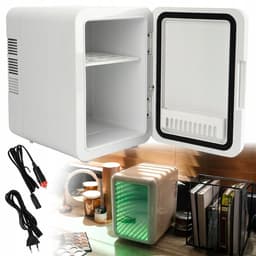 Mini Koelkast - Cosmetische Koelkast - Skincare Fridge - 4L - 12V/220V Koel & Warm - LED 7-kleuren & Spiegeltouchscreen - Stil 25dB - Voor Thuis, Auto & Huidverzorging — thumbnail 12