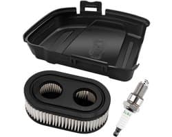 Geschikt voor 594575 Luchtfilterdeksel, F6TC-bougie, grasmaaierluchtfilter, compatibel met Briggs & Stratton 650EXI 675EXI 675IS-serie motor Vervangt 594575 798452