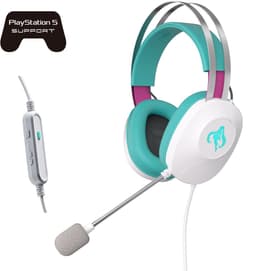 ASUS TUF Gaming H1 Gen II Hatsune Miku Edition Headset Bedraad Hoofdband Gamen USB Type-A Roze, Turkoois, Wit — thumbnail 1