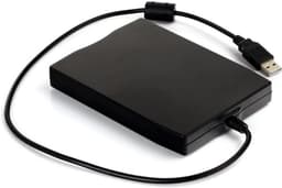 Externe Floppy Drive - FDD Lezer - Data Opslag - Plug and Play - 9cm 1.44MB - Zwart — thumbnail 1