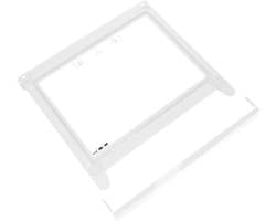Stapelset Wasmachine Droger - Wasdroger Kit - Apparaten Stapelen - Universeel Geschikt - 60cm Apparaten - Wit