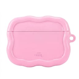 xoxo Wildhearts hoesje geschikt voor AirPods Pro 2 - Bubble Blush - Ook als telefoonhoesje verkrijgbaar - Schokbestendige wavy case - Koptelefoonhoesje - Beschermhoes met golvend design - Roze — thumbnail 1