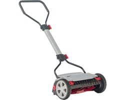TIM®Grasmaaier Handmatig – Grastrimmer Opvouwbaar – Handmaaier 38 Cm Breed - Kooimesmaaier - Grijs - 57cm x 38cm x 28cm