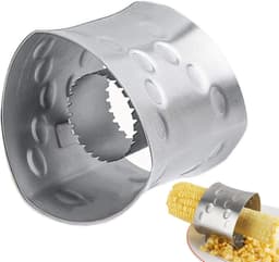 Maïs Schilmachine - Ontkorrelaar Keukengadget - Snel Maïs Bereiden - Antislip Handvat - 77x61 cm - Zilverkleurig — thumbnail 1