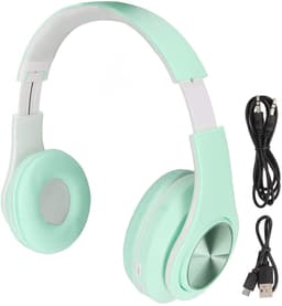 VT Goods - Draadloze Bluetooth-koptelefoon - Ruisonderdrukking - Opvouwbaar - Groente - Over-ear - Geschikt voor telefoons en laptops — thumbnail 1