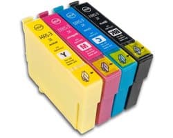 Inktcartridges Set - Vier Kleuren - Thuis Printen - Hoge Opbrengst - 4 Stuks - Meerkleurig