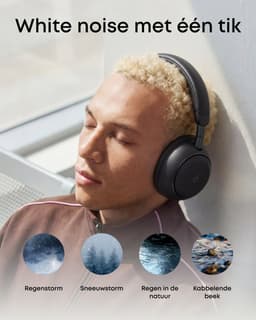 soundcore Space 2 by Anker, Active Noise Cancelling Koptelefoon, Comfortabele Pasvorm, 50H Speeltijd, LDAC Hi-Res Draadloze Audio, Dual Connection, Helderre Gesprekken, Bluetooth 6.1, Nap Mode, Draagdetectie — thumbnail 11