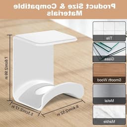 Hoofdtelefoonhouder met 360° Rotatie, Desk Clamp en Verstelbare Gaming Headset Hanger voor Onder Bureau of Wandmontage — thumbnail 2