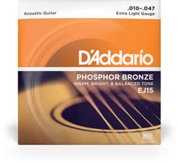 D'Addario EJ15 - Snarenset voor akoestische western gitaar .010-.047 — thumbnail 2
