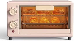 Mini Oven - Tafeloven Airfryer - Bakken en Grillen - Convectie Verwarmings-technologie - 10 Liter Capaciteit - Roze — thumbnail 1