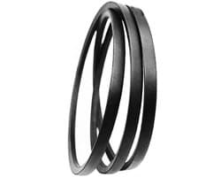 Dailygoods- Grasmaaier Riem Vervanging - Onderdeelnummer 135061504/0 - Breedte 13 mm - Omtrek 1956 mm - Geschikt voor Mountfield 1538M-SD/T38M-SD - Zwart - Maaier Riem