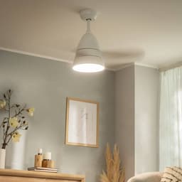 Fantiluxe - Viklund - Plafondventilator met verlichting - Wit - Ø91cm - Afstandsbediening - Met lamp - Plafond ventilator - Slaapkamer — thumbnail 5