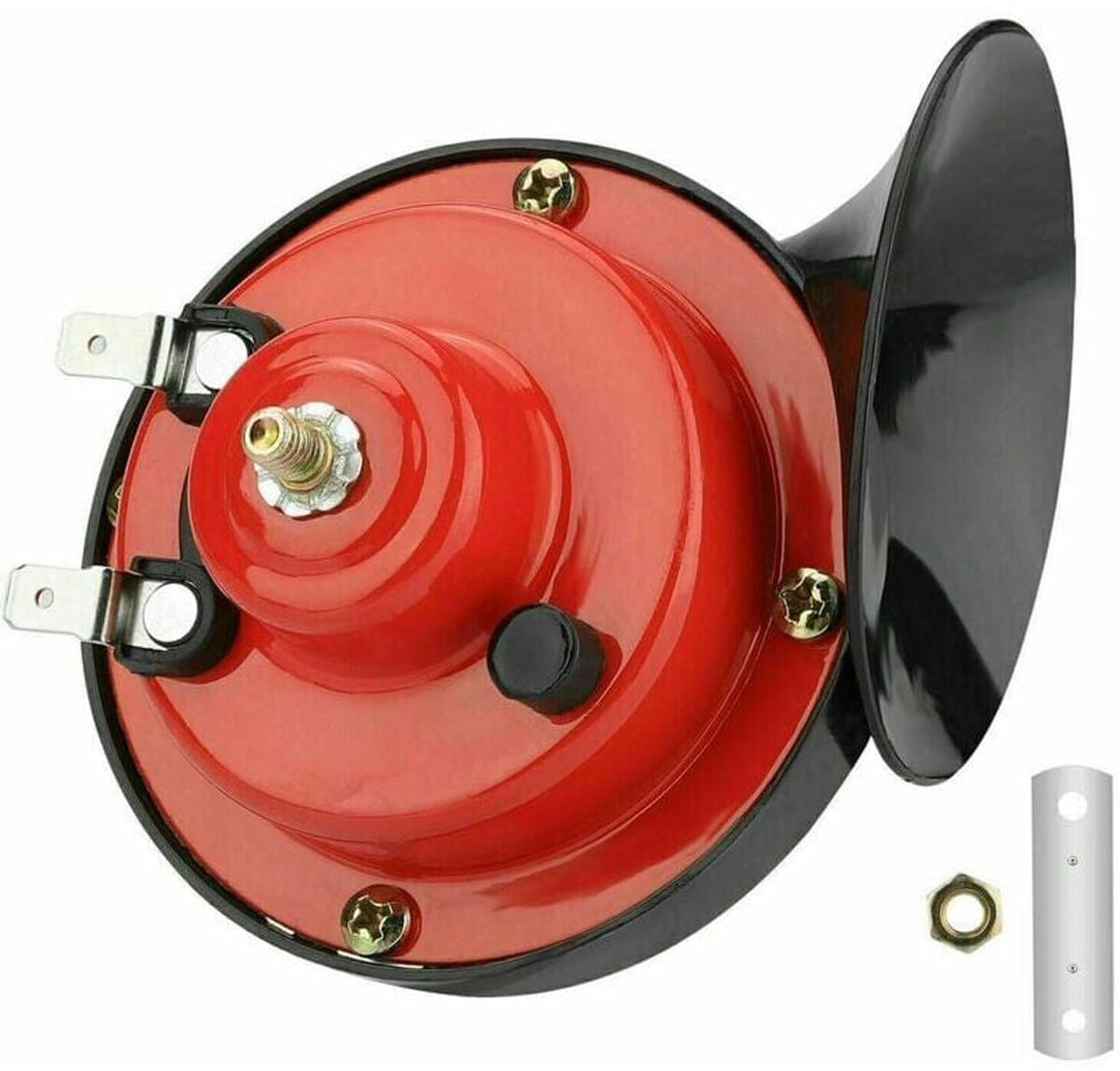 Waterdichte 12V autotoeter – 120 dB volume, geschikt voor motoren, vrachtwagens, treinen en schepen – gemaakt van hoogwaardig kunststof — afbeelding 1