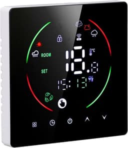 Slimme Thermostaat - Temperatuurregelaar WiFi - Ruimte Verwarming - Energiezuinig Instelbaar - 3A Belasting - Wit — thumbnail 5