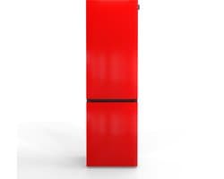 NUNKI LARGECOMBINF-ARED Combi Bottom Koelkast, D, 182+71l, Hot Rod Red Gloss All Sides