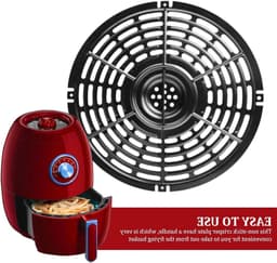 Vervangende Grillpan voor Airfryer, Antiaanbak Bakplaat, Accessoires voor Koken en Barbecue (22cm) — thumbnail 4