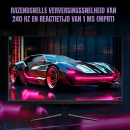 SVN® Gaming Monitor 240hz - Gaming Monitor -Zwart - ‎‎16cm x 62cm x 46cm; 5 kg — thumbnail 4