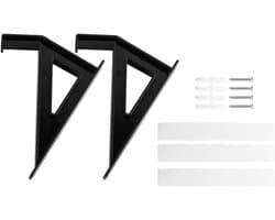 KARZO Universele wandbeugel voor tablets, toetsenborden, laptops, e-readers. Lijm- of schroefinstallatie voor apparaten. Dikte 3 cm.