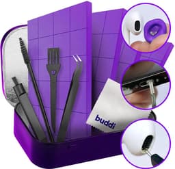 Buddi Fresh | Professionele Schoonmaakset voor telefoon, Tablet en Airpods | Geschikt voor oplaadpoort, AirPods en telefoon schoonmaken | Reinigingsgum | Inclusief handige borstels — thumbnail 1