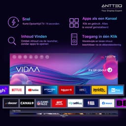 ANTTEQ L32-AVF3.N1 - Smart TV – 32 Inch (81 cm) – Full HD Smart TV met VIDAA & Triple Tuner — thumbnail 4