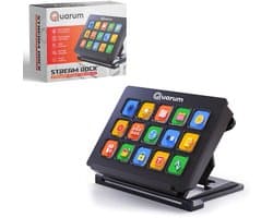 Quarum Stream Dock – Streaming Deck – 15 LCD Toetsen – RGB – USB-C