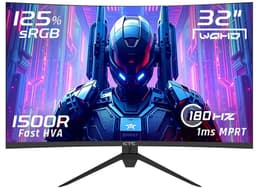 Flolife - KTC H32S17 Gaming Monitor 32 Inch QHD 2560x1440 Curved 1500R 180Hz HVA 1ms MPRT 125% sRGB FreeSync G-Sync HDR10 — thumbnail 5