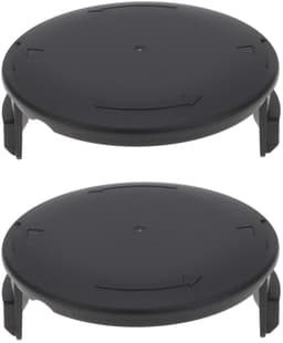 Byshayne- Grasmaaier Spoel Dop 86x34mm - 2x Spoel Cap - Kunststof - Zwart - Slijtvast - Bescherming Lijnspoel - Spoeldop — thumbnail 1