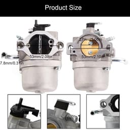 Dailygoods- Carburateur Reserveonderdeel - Carburateur Kit - Afdichting - Brandstofslang - Filter - Compatibel met B&S Motoren - Grasmaaier Carburateur — thumbnail 4