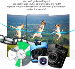 HD Dash Cam - Autorecorder Nachtzicht - Verkeersincidenten Vastleggen - 170 Graden Groothoek - 1080P Resolutie - Zwart — thumbnail 3