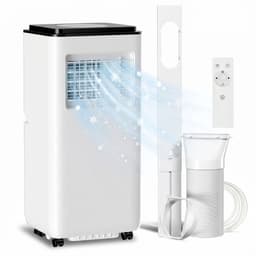 Sogiol - Mobiele Airco - Draagbare Airconditioner - 5-in-1 Koelen ontvochtigen ventilator automatisch en slaapstand - 10000 BTU - voor 35 m² - met Afstandsbediening - Wit — thumbnail 1