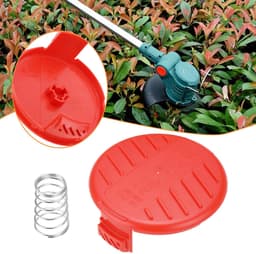Dailygoods- Spoel Cover - 2 Stuks - Compatibel met Black & Decker - Vervangdeel 385022-03N - Veilig en Efficiënt - Geschikt voor Diverse Modellen - Trimmerdop — thumbnail 4
