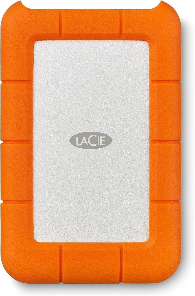 Externe Harde Schijf - Draagbare Opslag - Bestanden Opslaan - Water Zandbestendig - 2 TB - Oranje — afbeelding 1