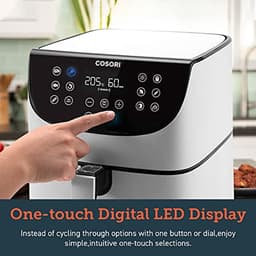 Heteluchtfriteuse - Airfryer keuken - Gezond Koken - Digitaal Touchscreen - 35 Liter - Zwart — thumbnail 2