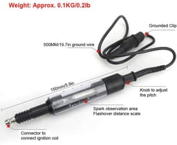 Dailygoods- Bougietester Verstelbaar - Diagnosedetector - Ontstekingssysteem - Motorreparatie - Gereedschap - Voor Grasmaaier - Motordiagnosetester — thumbnail 5