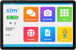 SimTab senioren tablet inclusief beschermhoes en hulp — thumbnail 2