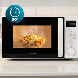 Digitale magnetron - Compact apparaat - Snelle maaltijden - 3DWave technologie - 20 liter inhoud - Wit — thumbnail 3