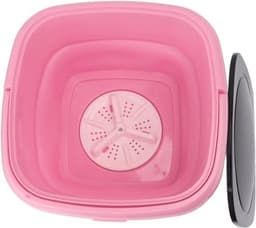 Opvouwbare Mini-wasmachine voor Thuisgebruik - Draagbaar met Afvoerwater (EU-stekker) — thumbnail 6