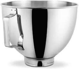 Extra Mengkom - Keukenmachine Kom - Bakken en Mixen - Ergonomische Handgreep - 43 Liter - Zilver — thumbnail 1